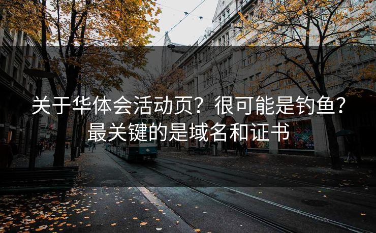 关于华体会活动页?很可能是钓鱼?最关键的是域名和证书 关于华体会活动页?很可能是钓鱼?最关键的是域名和证书